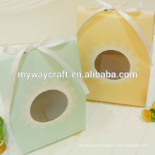 Farbe stehender Kasten mit Fenster Geschenkpapierkasten Luxuxgeschenkkastenverpacken